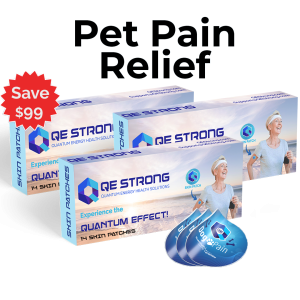 QE Pet Pain Relief Patches 3 Packs