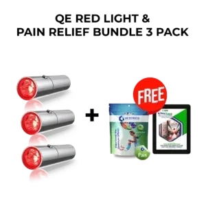 QE Red Light & Pain Relief Bundle 3 Pack