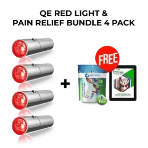 QE Red Light & Pain Relief Bundle 4 Pack